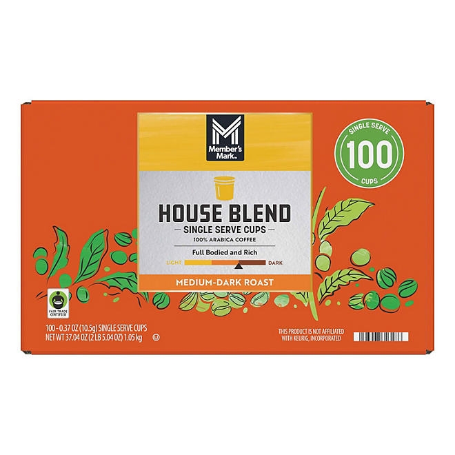 Member's Mark House Blend Medium Roast Coffee Pods, 100 ct. - Image 4