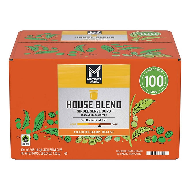 Member's Mark House Blend Medium Roast Coffee Pods, 100 ct. - Image 5