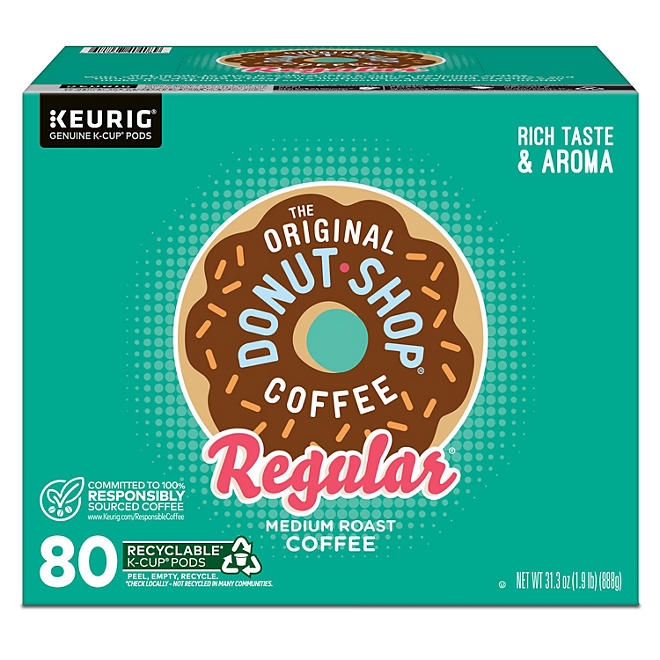 The Original Donut Shop Medium Roast K-Cup Pods, Regular, 80 ct. - Image 3
