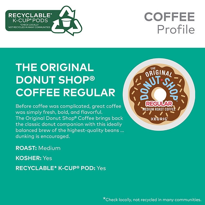 The Original Donut Shop Medium Roast K-Cup Pods, Regular, 80 ct. - Image 5