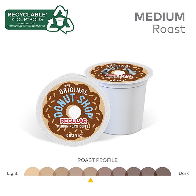 The Original Donut Shop Medium Roast K-Cup Pods, Regular, 80 ct. - Image 6