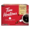 Tim Hortons Premium Medium Roast K-Cup Coffee Pods, Original Blend, 100 ct.