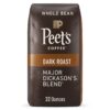 Peet's Coffee Dark Roast Whole Bean, Major Dickason's Blend, 32 oz.