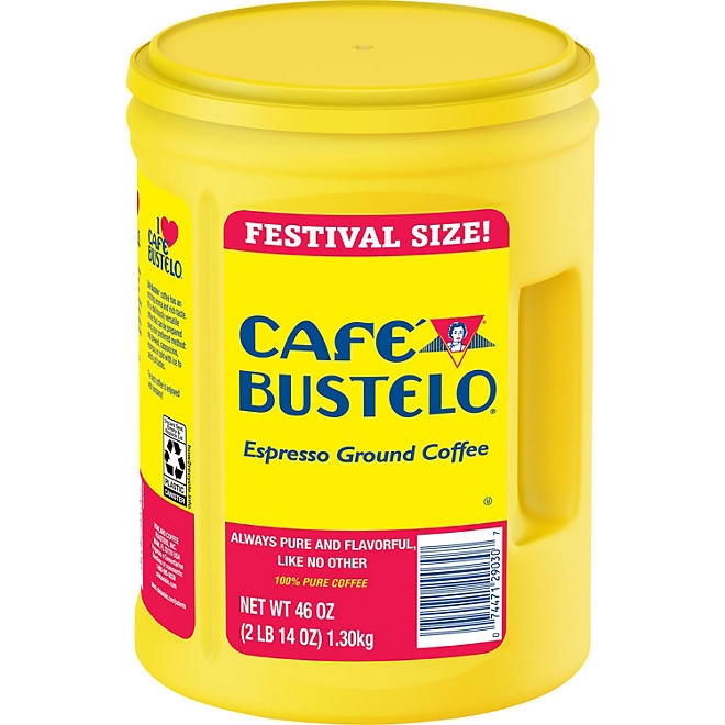 Café Bustelo Festival Size Dark Roast Ground Coffee, Espresso 46 oz. - Image 2