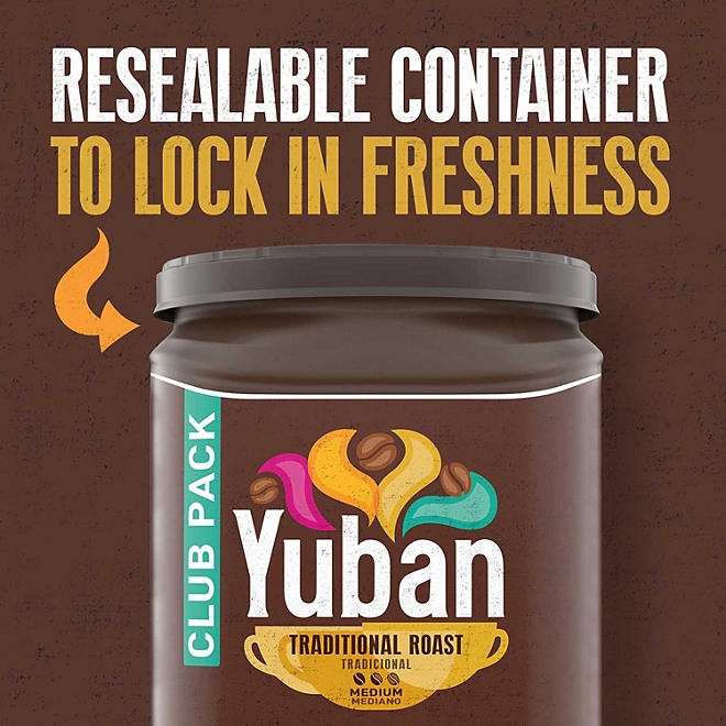 Yuban Traditional Medium Roast Ground Coffee, 43.1 oz. - Image 4