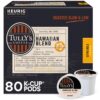 Tully's Coffee Medium Roast K-Cup Pods, Hawaiian Blend, 80 ct.