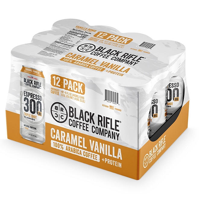 Black Rifle Coffee Company Espresso Caramel Vanilla 300 15 fl. oz., 12 pk. - Image 2
