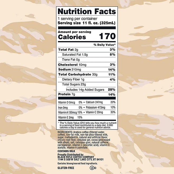 Black Rifle Coffee Company Espresso Salted Caramel 11 fl. oz., 12 pk. - Image 3