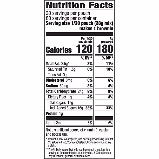 Betty Crocker HERSHEY'S Triple Chocolate Fudge Brownie Mix, 20 oz., 4 pk. - Image 3