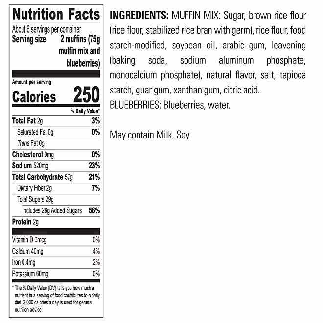 Krusteaz Gluten Free Wild Blueberry Muffin Mix, 15.7 oz. - Image 3