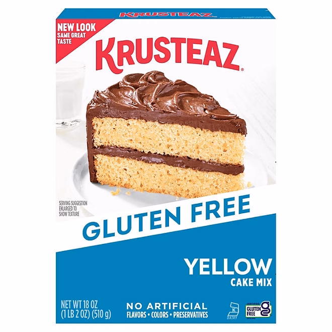 Krusteaz Gluten Free Yellow Cake Mix, 18 oz. - Image 2