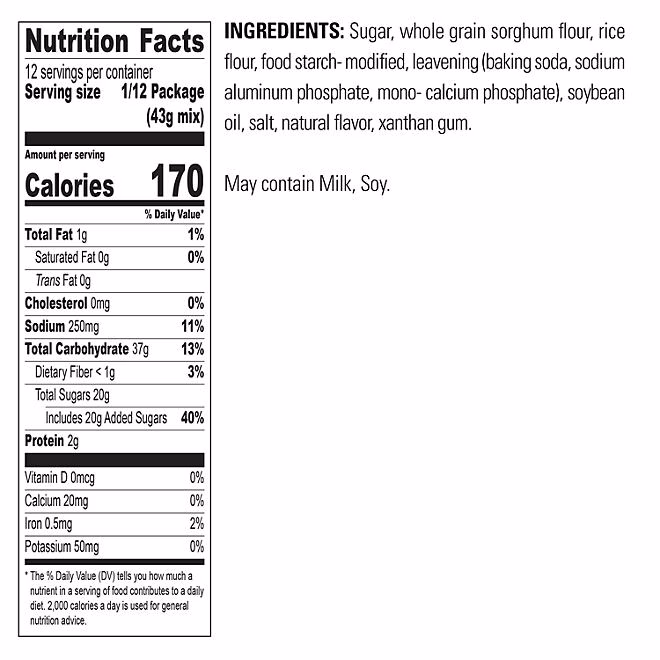 Krusteaz Gluten Free Yellow Cake Mix, 18 oz. - Image 3