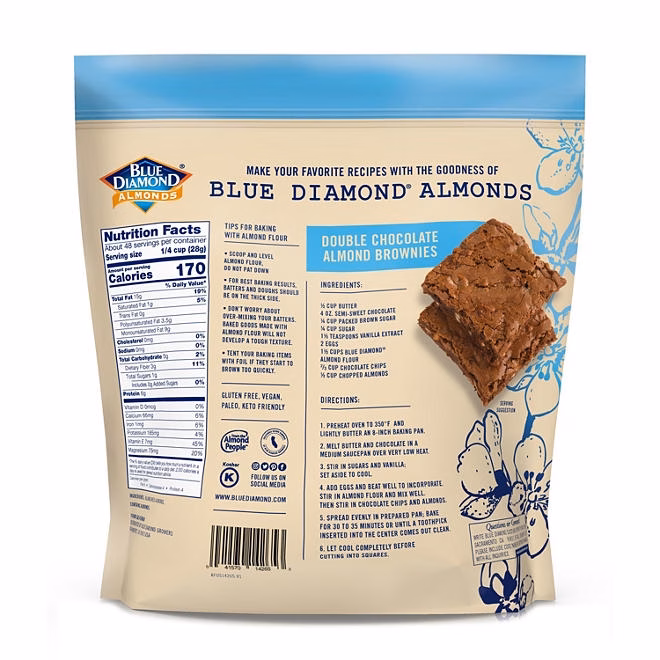 Blue Diamond Almond Flour, 3 lbs. - Image 3