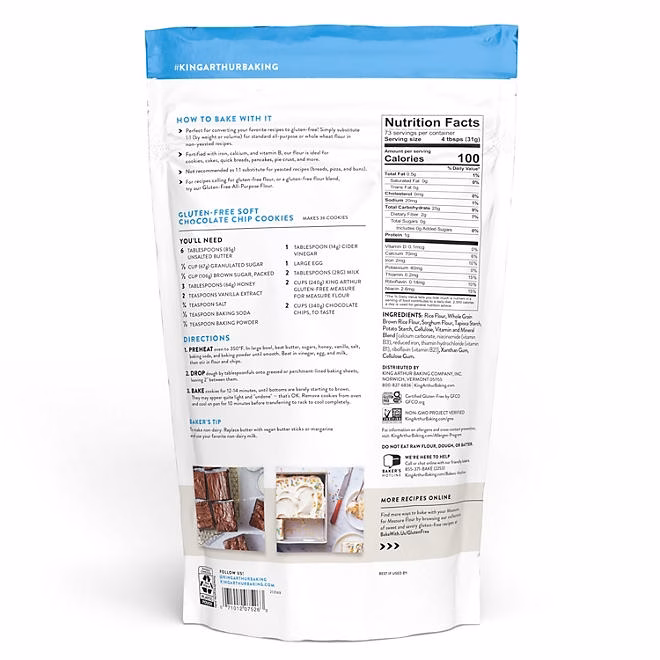 King Arthur Gluten-Free Measure for Measure Flour, 5 lbs. - Image 4