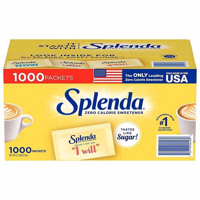Splenda Zero Calorie Sweetener Packets, 1,000 ct. - Image 2