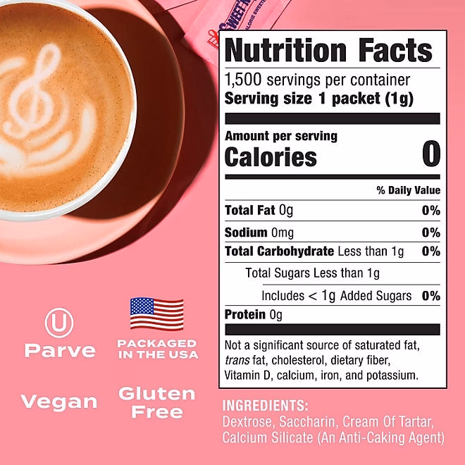 Sweet'N Low Zero-Calorie Sweetener Packets, 1,500 ct. - Image 3
