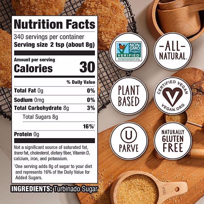 Sugar in the Raw Turbinado Cane Sugar, 6 lbs. - Image 3