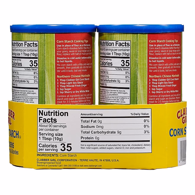 Clabber Girl Corn Starch, 16 oz., 2 pk. - Image 3