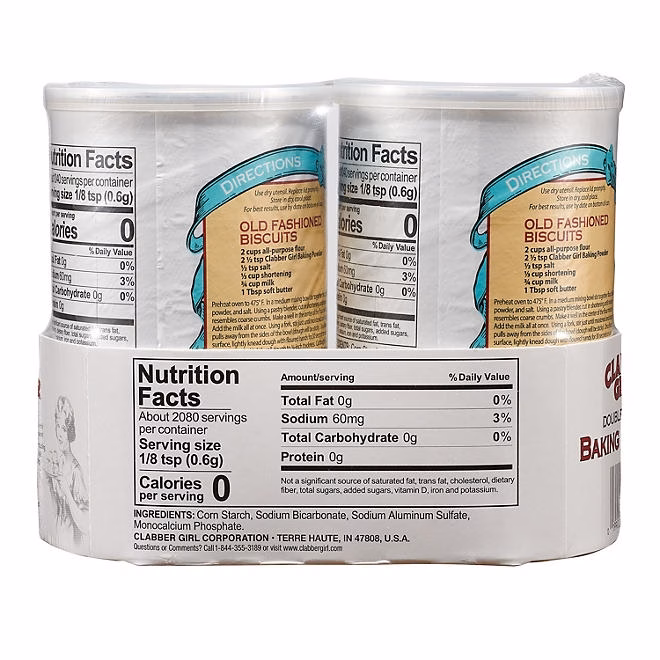 Clabber Girl Baking Powder, 22 oz., 2 pk. - Image 3