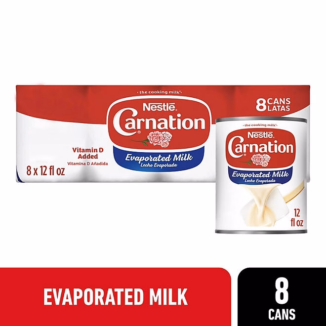 Carnation Evaporated Milk, 12 fl. oz. cans, 8 pk. - Image 3
