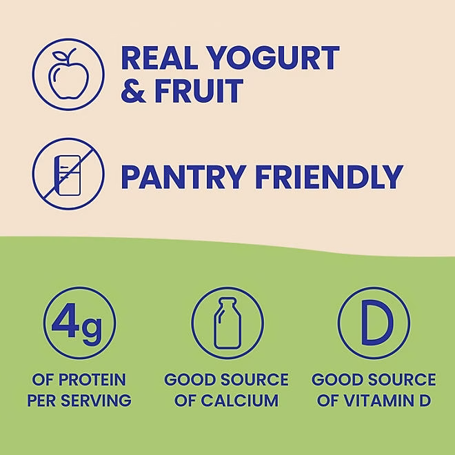 GoGo Squeez Yogurtz Strawberry and Strawberry Banana, 3 oz., 20 ct. - Image 5