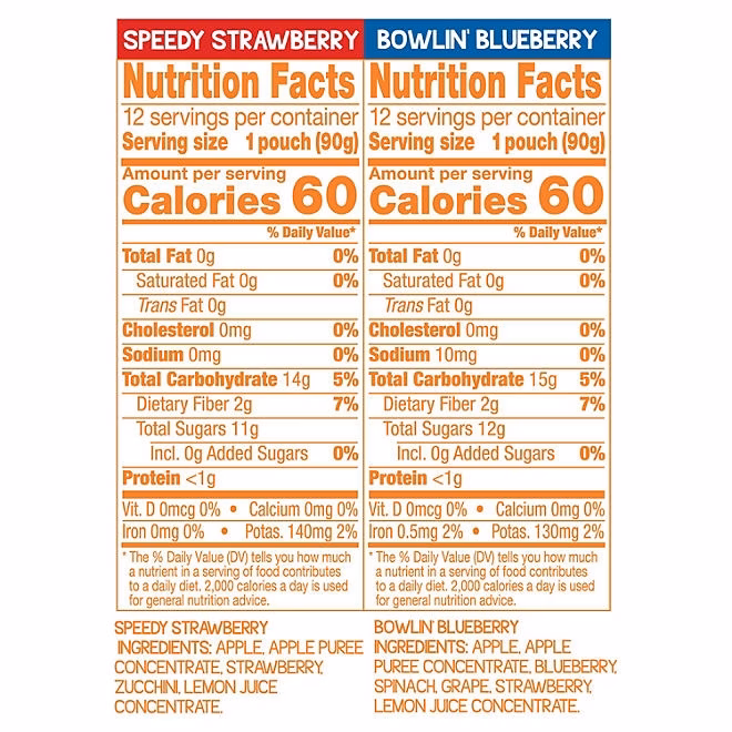 GoGo SqueeZ Fruit & VeggieZ Applesauce Pouches, 3.2 oz., 24 ct. - Image 3