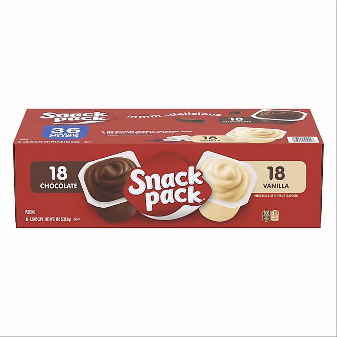 Snack Pack Pudding Variety Pack, 3.25 oz., 36 pk. - Image 2