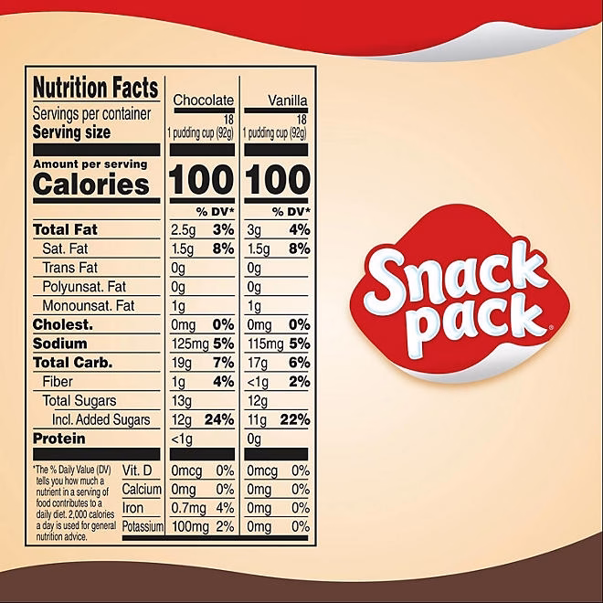 Snack Pack Pudding Variety Pack, 3.25 oz., 36 pk. - Image 5