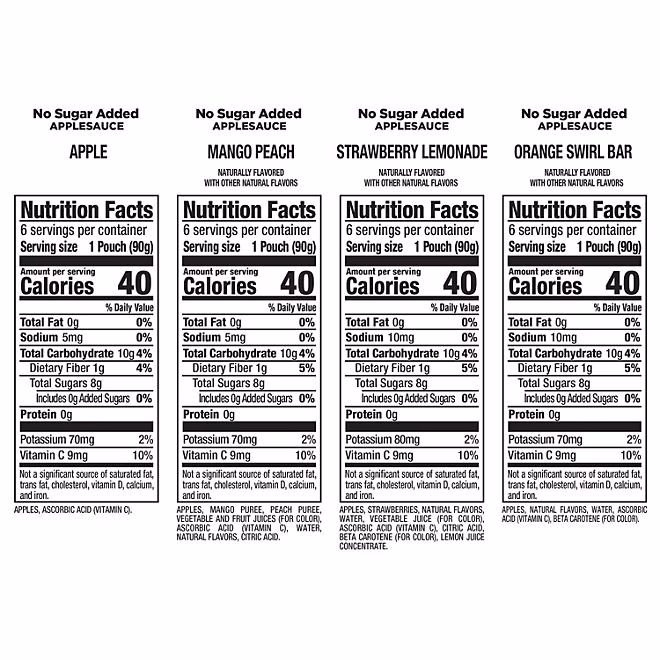 Mott's Vacation Vibes Applesauce, Variety Pack, 3.2 oz., 24 pk. - Image 3
