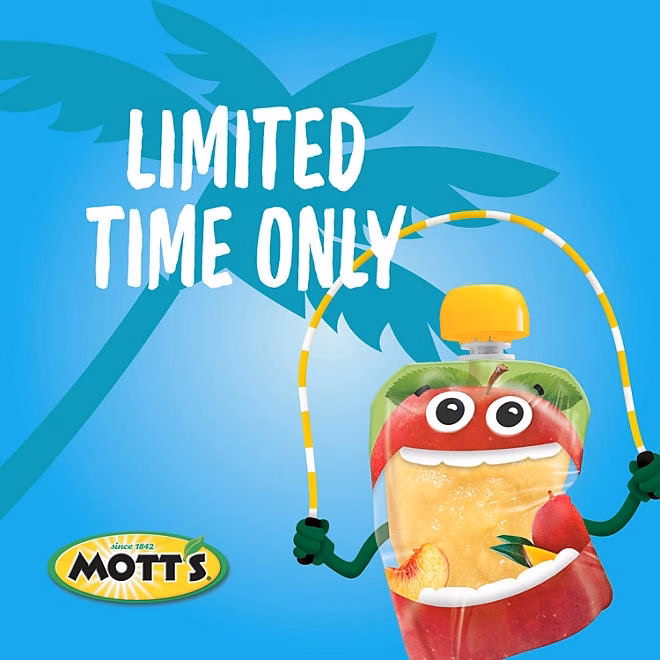 Mott's Vacation Vibes Applesauce, Variety Pack, 3.2 oz., 24 pk. - Image 6