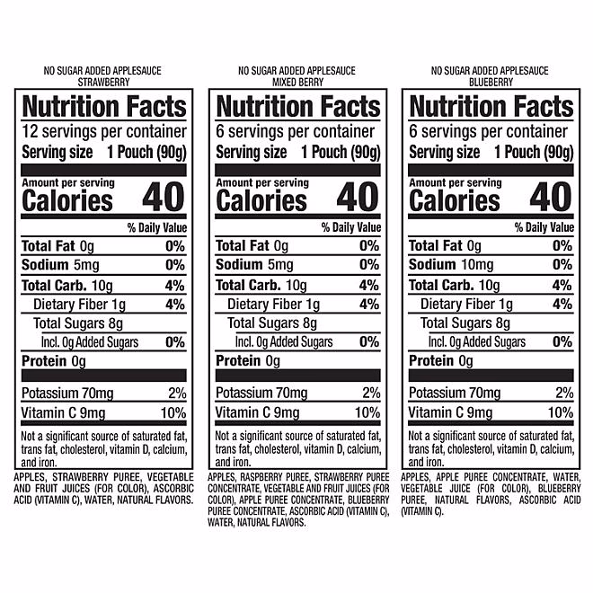 Mott's Very Berry Applesauce Variety Pack, 3.2 oz., 24 pk. - Image 3