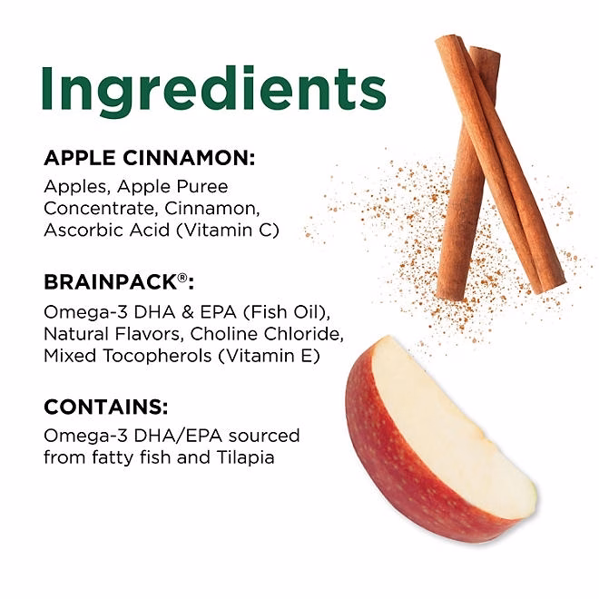 Brainiac Cinnamon Applesauce, 3.2 oz., 24 pk. - Image 4