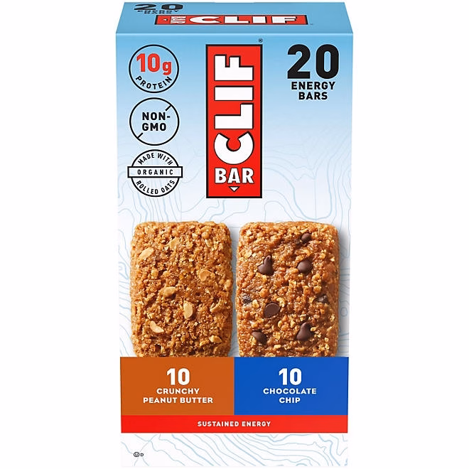 CLIF Bar Variety Pack, 2.4 oz, 20 ct. - Image 2