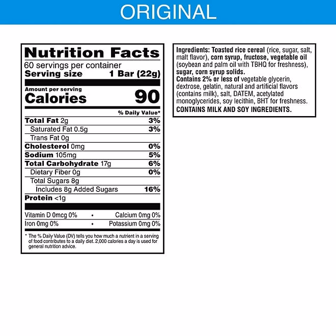 Rice Krispies Treats, Original, 0.8 oz., 60 ct. - Image 3