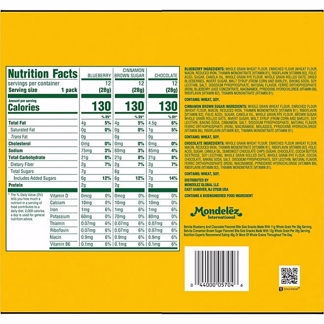 belVita Bites Breakfast Biscuits, Variety Pack, 1 oz., 36 pk. - Image 3