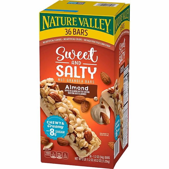Nature Valley Sweet and Salty Nut Almond Granola Bars, 36 ct. - Image 4