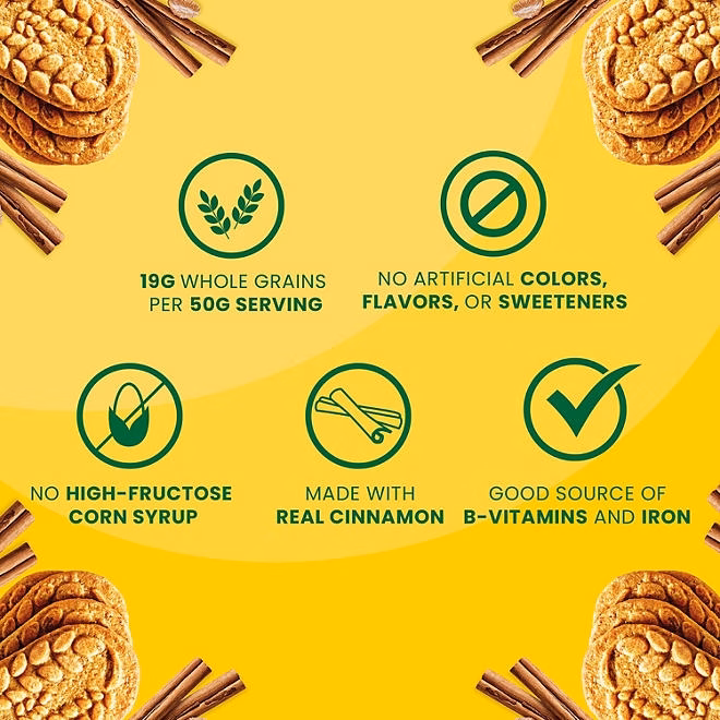 belVita Cinnamon Brown Sugar Breakfast Biscuits, 25 pk., 4 biscuits per pack - Image 5
