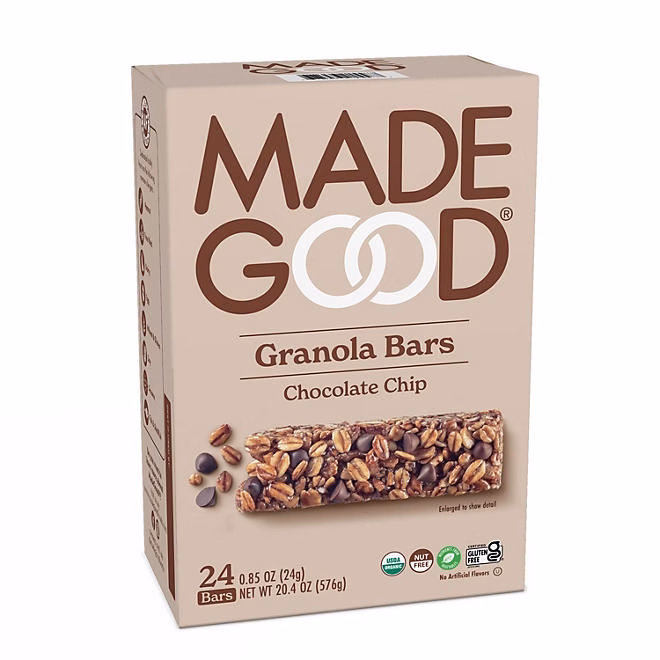MadeGood Chocolate Chip Bars, 0.85 oz., 24 pk. - Image 2