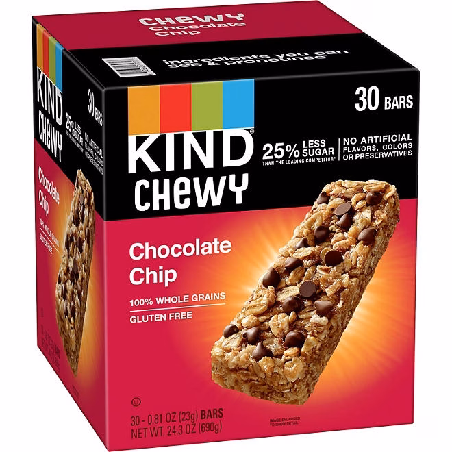 KIND Kids Chewy Chocolate Chip Granola Bars 30 ct. - Image 3