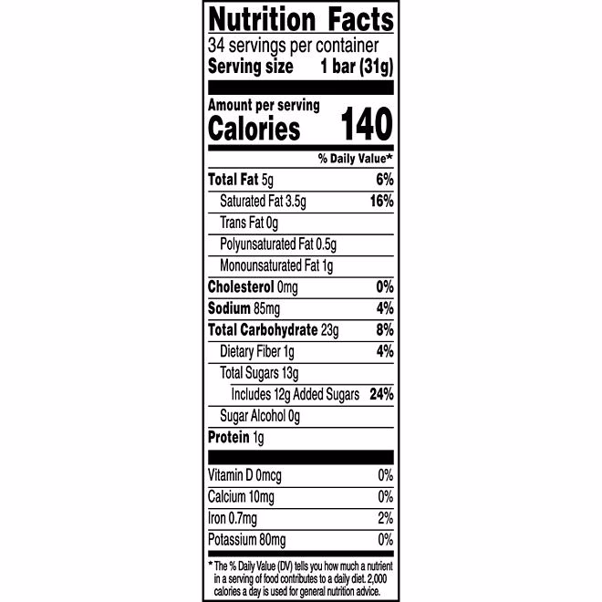 Quaker Chewy Dipps Granola Bars, Chocolate Chip, 34 pk. - Image 3