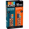 KIND Snack Bars Variety Pack, Dark Chocolate Nuts & Sea Salt and Peanut Butter Dark Chocolate, 18 ct.