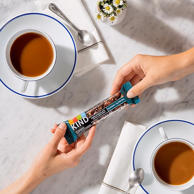 KIND Snack Bars Variety Pack, Dark Chocolate Nuts & Sea Salt and Peanut Butter Dark Chocolate, 18 ct. - Image 7