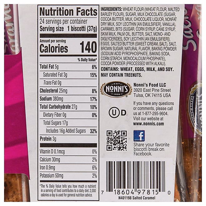 Nonni's Salted Caramel Biscotti 24 ct. - Image 7