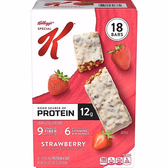 Special K Protein Bars, Strawberry, 18 ct. - Image 2