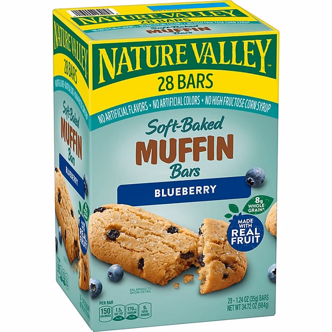 Nature Valley Soft Baked Blueberry Muffin Bars, 28 ct. - Image 2