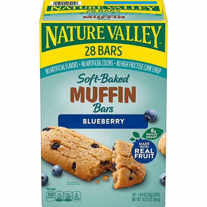 Nature Valley Soft Baked Blueberry Muffin Bars, 28 ct. - Image 4