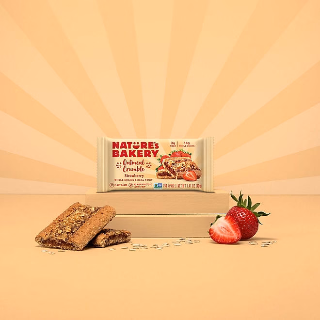 Nature's Bakery Oatmeal Crumble Strawberry, 2 oz., 20 ct. - Image 7