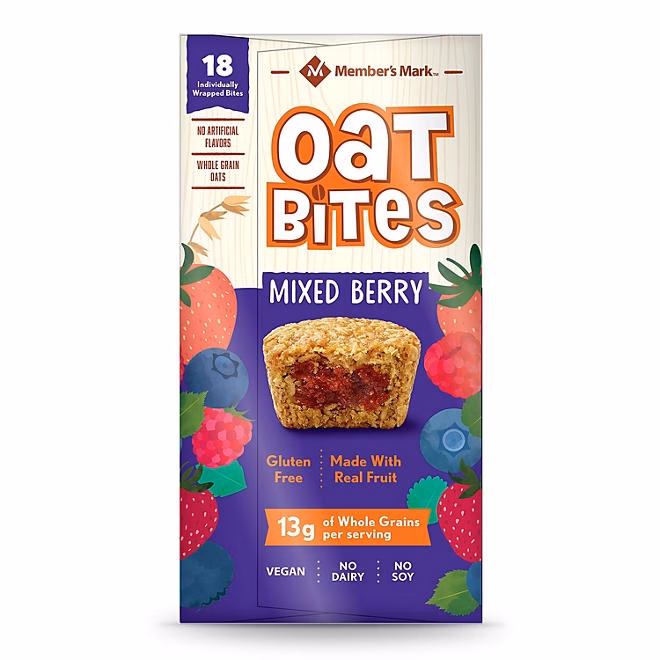Member's Mark Mixed Berry Oat Bites, 18 pk. - Image 6