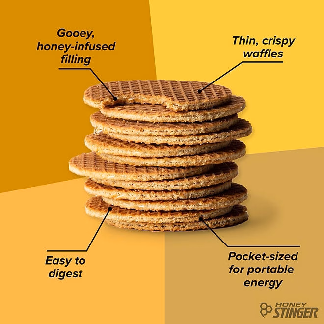 Honey Stinger Organic Energy Waffle, Honey, 12 ct. - Image 5