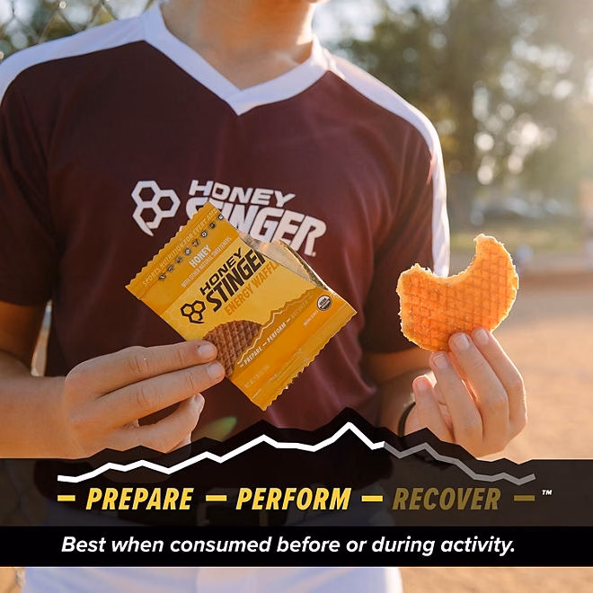 Honey Stinger Organic Energy Waffle, Honey, 12 ct. - Image 6